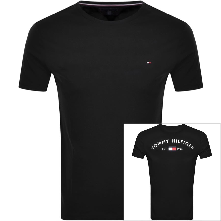 Alternative Image for ProductTommy Hilfiger Back Logo T Shirt Black1